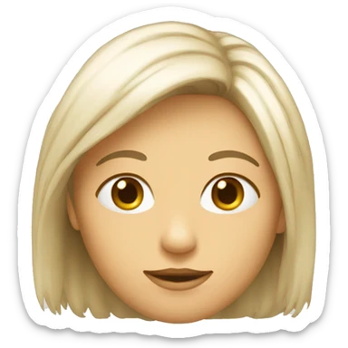 Un cœur avec des  yeux sticker