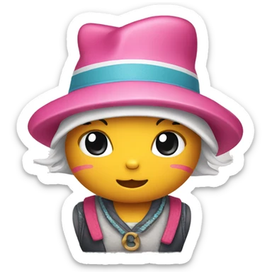 hello kitty with hat sticker