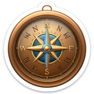 compass sticker