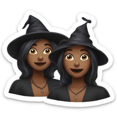 three sister witches sticker