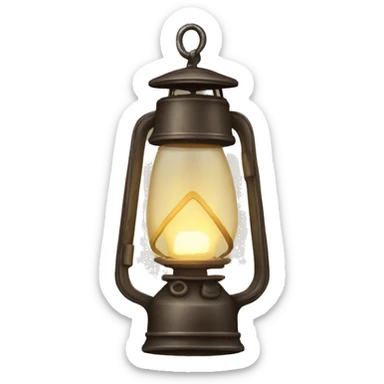 Lampara encendida sticker