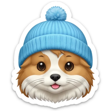 Winter Beanie Pet sticker