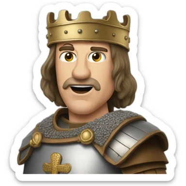 dennis the peasent monty python and the holy grail sticker