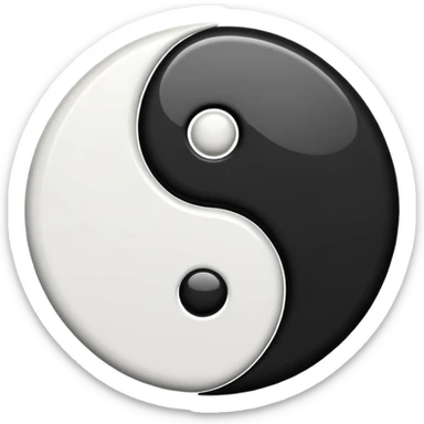 Yin–yang sticker