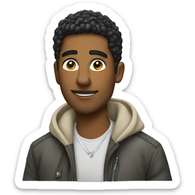 Reem wearing jacket  sticker