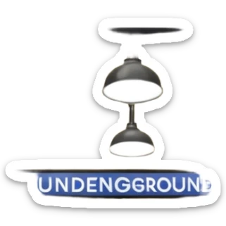 London underground sticker