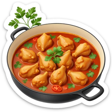 Desi chicken curry sticker