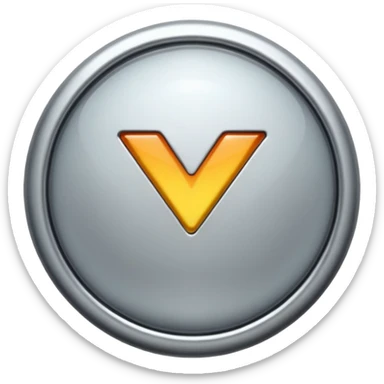 V badge emojy sticker