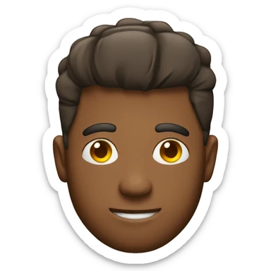 Man with car keys on his head sticker