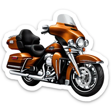 Harley Davidson Electra Glide Ultra Limited pretoa sticker