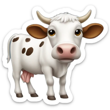 vache bac flipe sticker