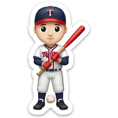 Minnesota twins baseball sticker