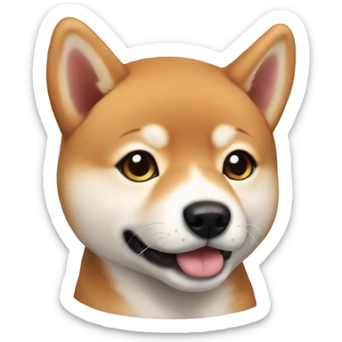 Shiba Inu puppy sticker