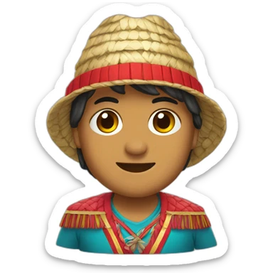 gorro peru sticker