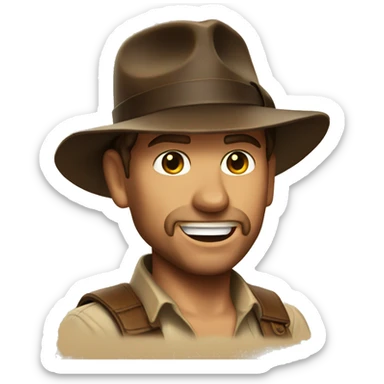 indiana jones sticker