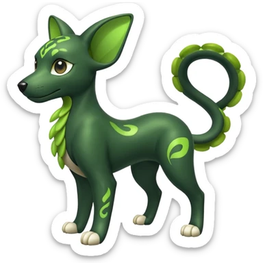 Zygarde 10% dog-form sticker