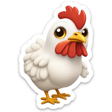 bulk up chicken with charisma sticker