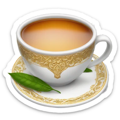 Cup of tea algeria oriental sticker