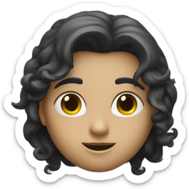 Coeur noir brisé sticker