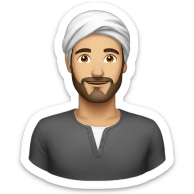 Un homme musulman qui se parfume sticker