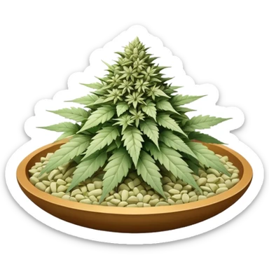 white color marijuana, no color sticker