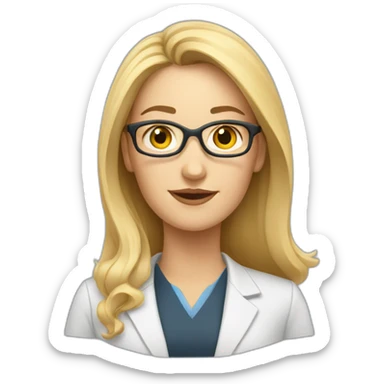 nordic data scientist woman sticker