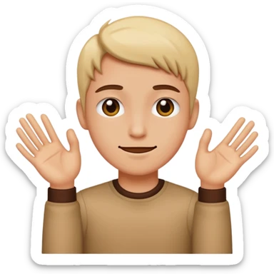 Pretending everything is ok when it's not sticker