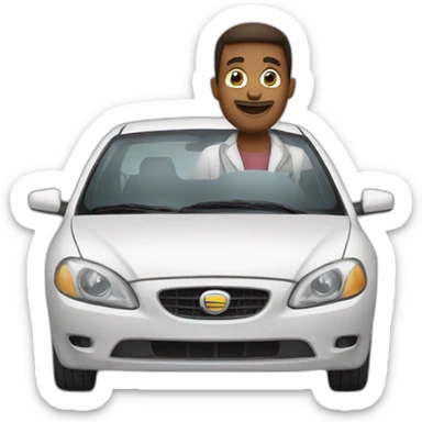 i am goig to rent a car sticker