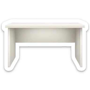 minimalist-clean-work-desk-with-white-wood-colorway-front-view sticker