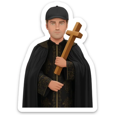 semana santa Aragón vestimenta capirote sticker