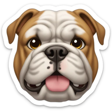 bulldog sticker