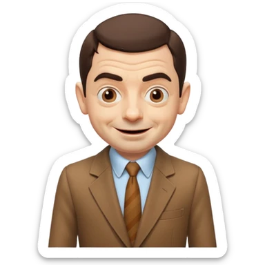 Mr Bean sticker