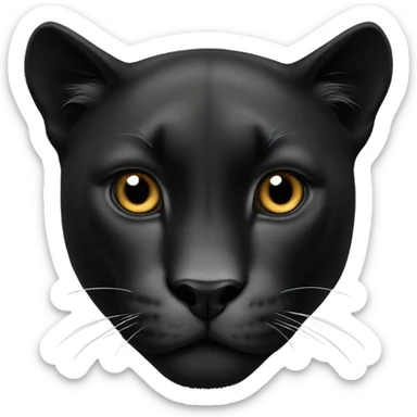 Animal pantera negra sticker
