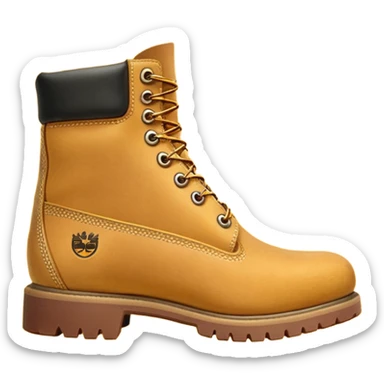 Сделай пару ботинок Timberland в классической расцветке sticker