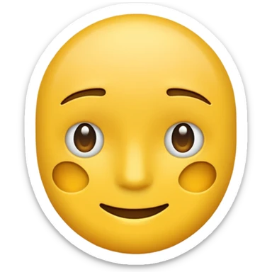 Make it a sideways facing emoji also 2d sticker