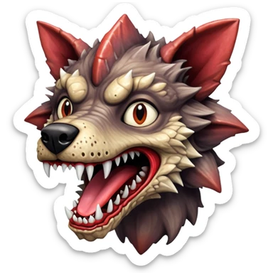 demogorgon dog  sticker