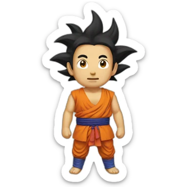 tibet goku sticker