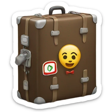 Safe trip safe flight sticker