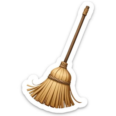 witch's broom sticker