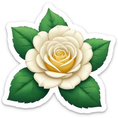 Yorkshire flag (white rose on blue background) sticker