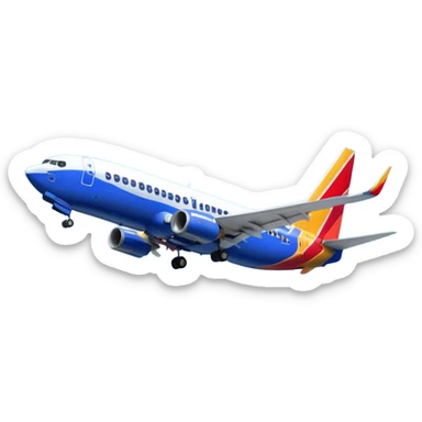 Southwest Airlines Boeing 737-800 (newer Heart One livery) sticker