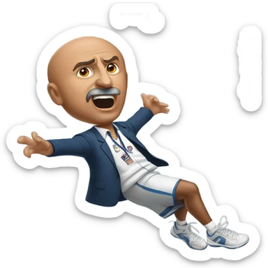 Dr. Phil getting slammed dunked on  sticker