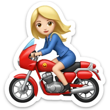 Grab moto women sticker