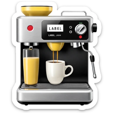 Минималистичный Эмодзи пак в Telegram для кофейной компании LABEL. Цветовая палитра: #FFFFFF, #F7FD02, #D3D3D3, # 242424 sticker