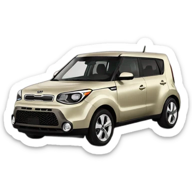 Kia soul beige sticker