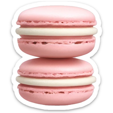 pale pink macaron sticker
