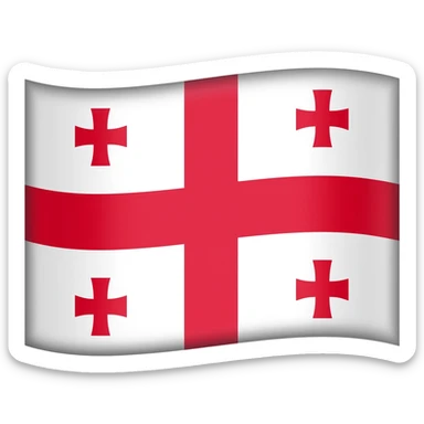 flag of Georgia sticker