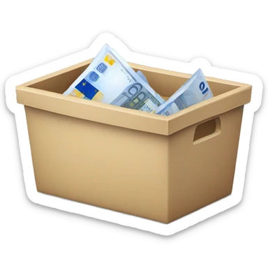 plastic box euro norm sticker