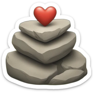 ubc cairn with heart sticker