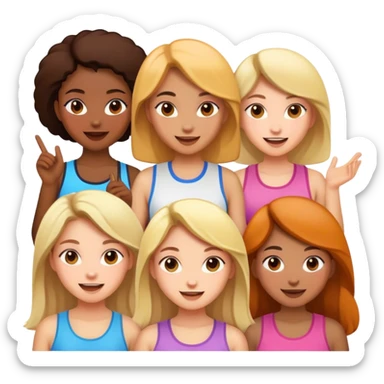 girls power sticker